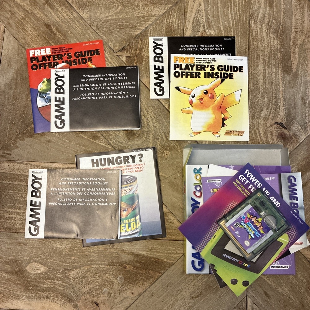 Pokemon Blue Red Game Boy Nintendo Power Player's Guide Offer Insert + Players!